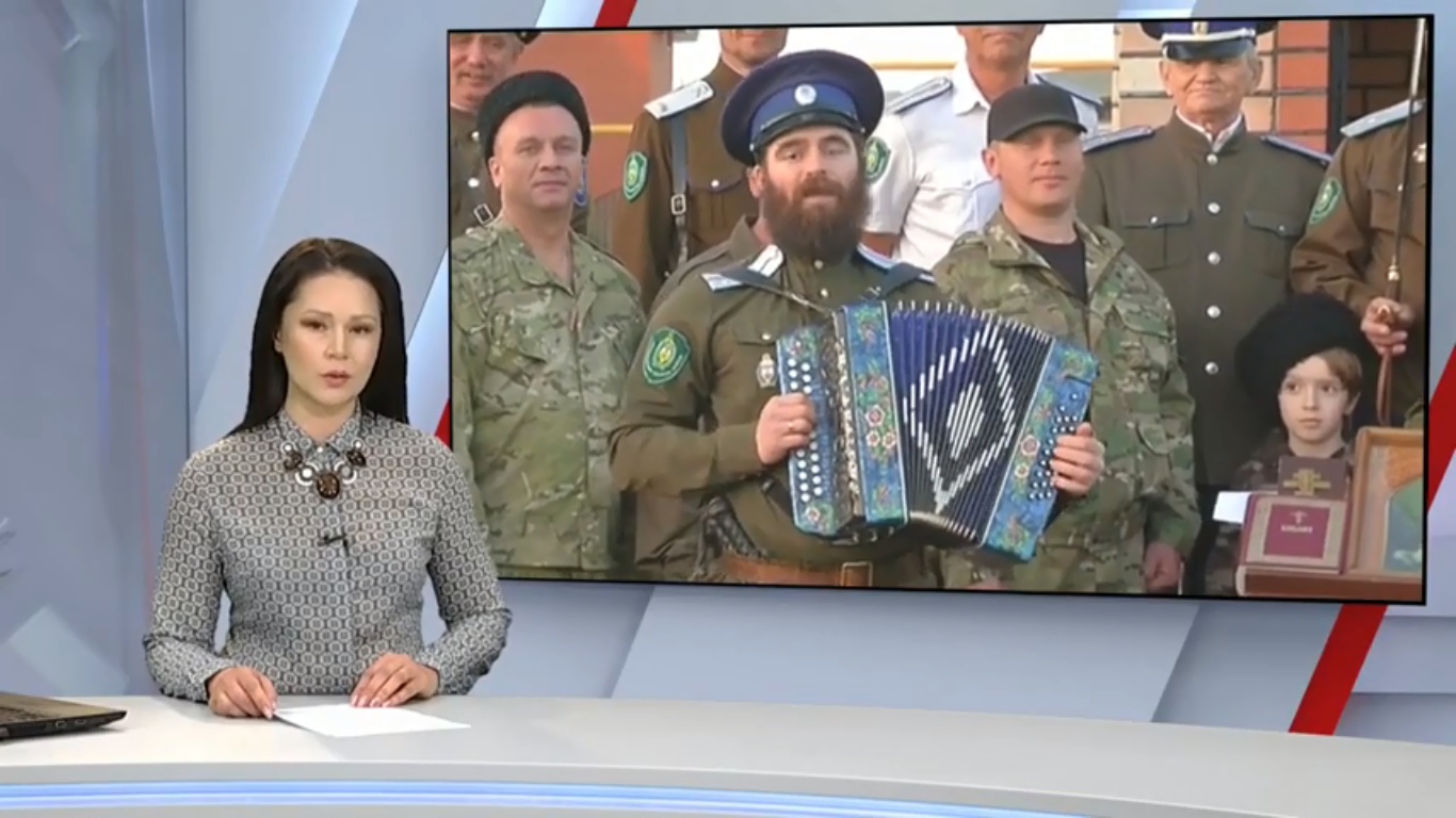 Казаки Второго отдела ОКВ поздравили ветеранов с Днем Победы 
