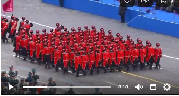 ВИДЕО: Казаки приняли участие в параде Победы на Красной площади