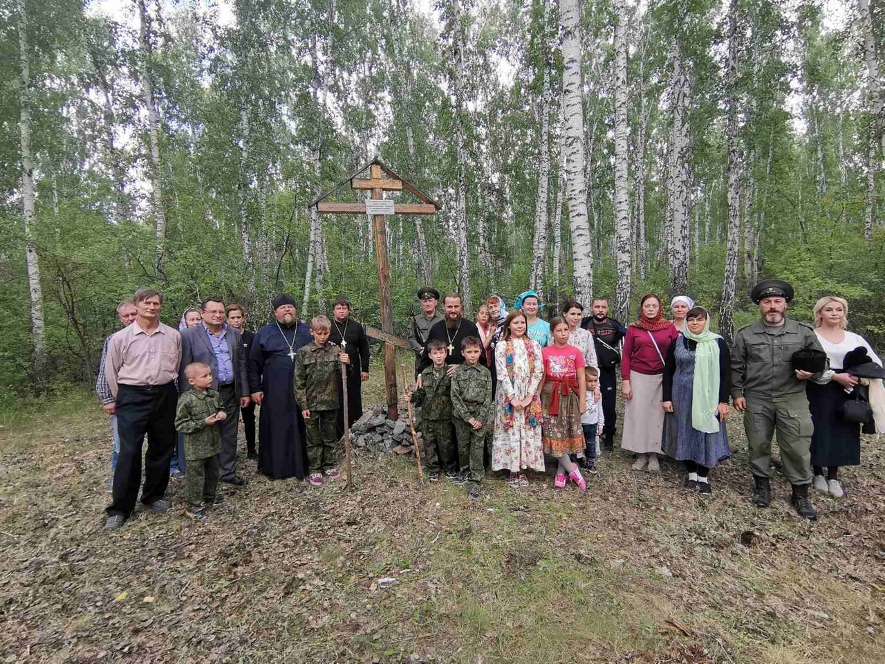 Воспитанники курганских казаков посетили место предположительного нахождения зимника Ермака