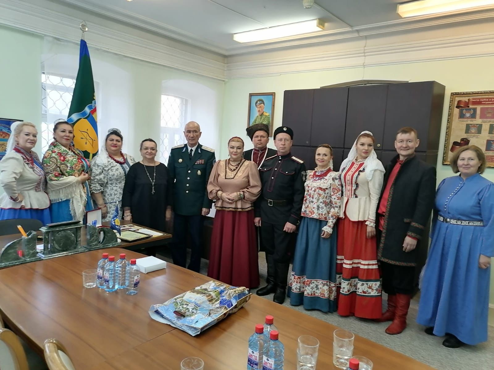 Состоялась встреча представителей Черноморского казачьего войска и Оренбургского казачьего войска в Екатеринбурге