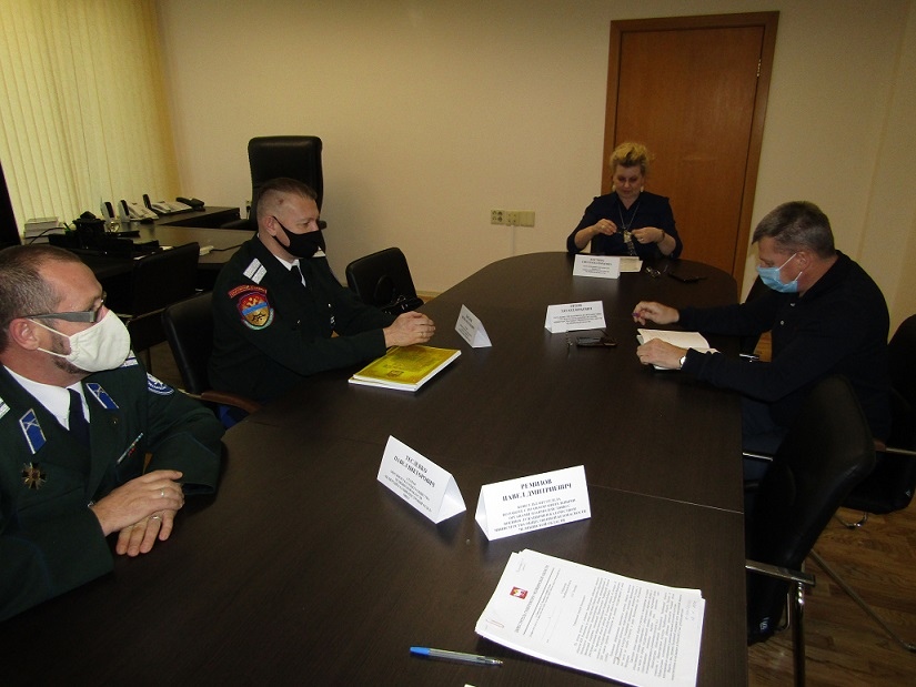 Рабочая встреча с атаманами в Министерстве общественной безопасности Челябинской области