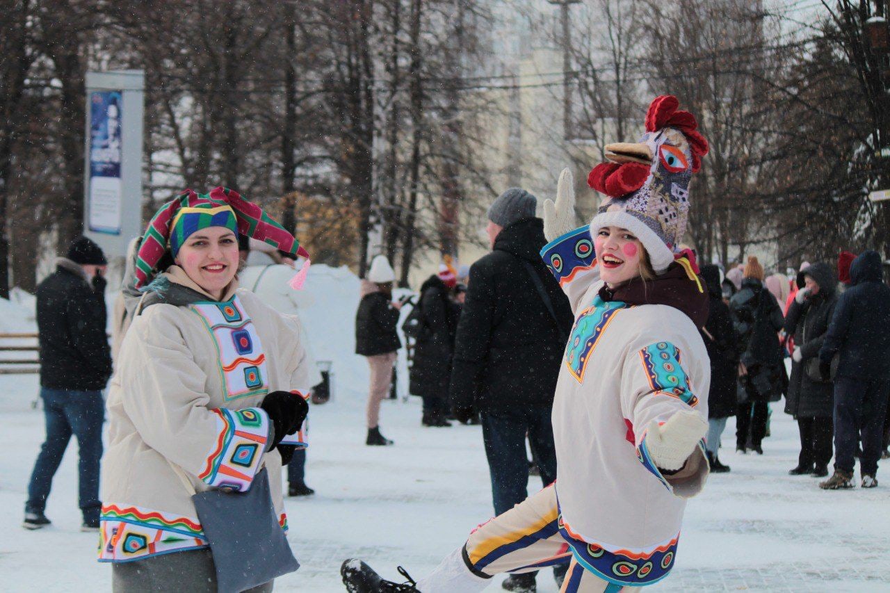 Масленица в Челябинске с казаками фото.