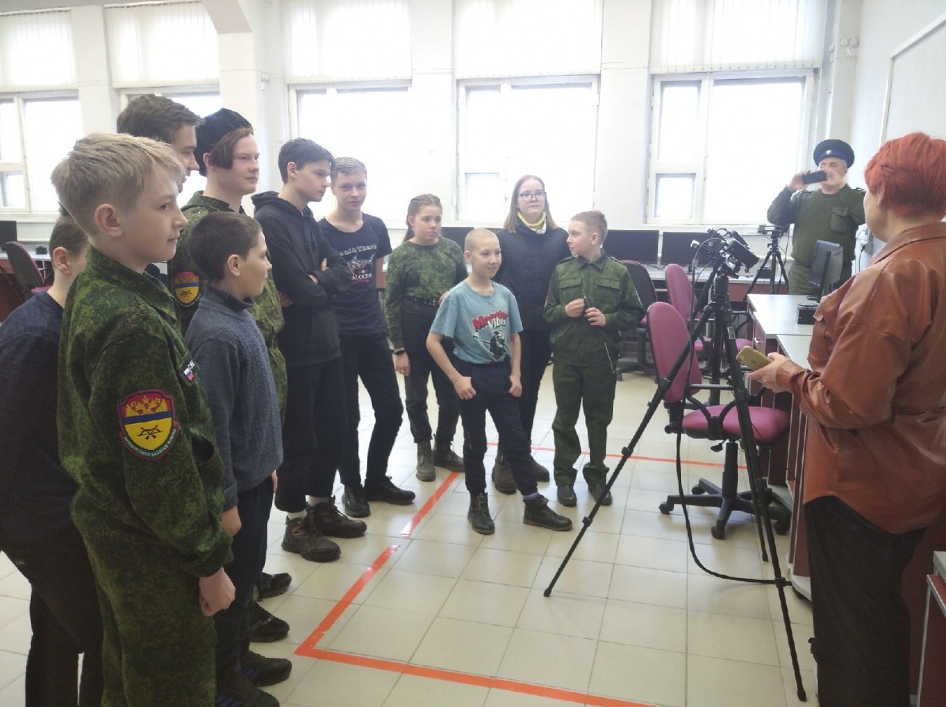 Воспитанники ВПК «Есаулец» посетили Златоустовский кадетский корпус