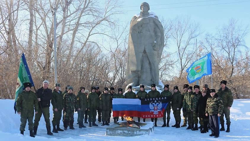 Верхнеуральские казаки поддерживают признание и освобождение ЛНР и ДНР (ВИДЕО)