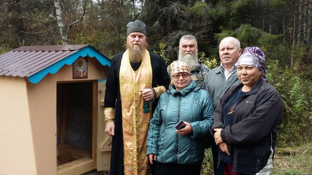 В Горноуральском округе казаки приняли участие в освящении источника в честь святителя Николая Чудотворца