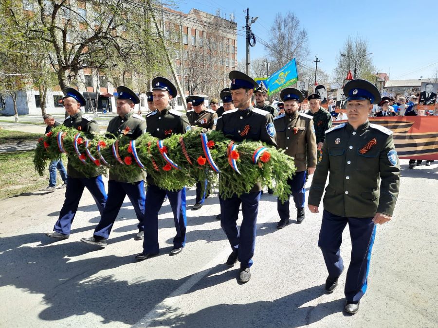 На Среднем Урале казаки и кадеты отпраздновали День Победы