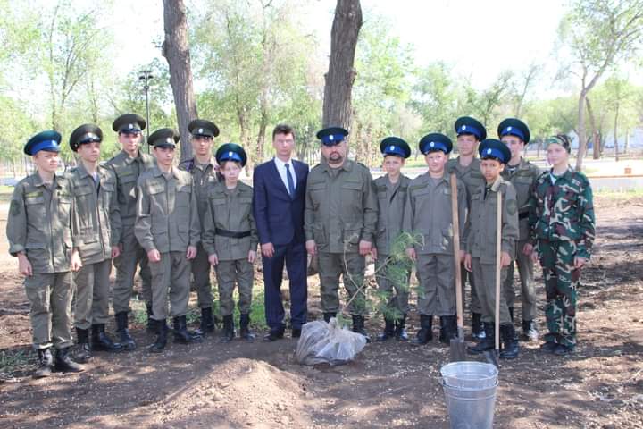 Оренбургские казаки поддержали акцию «Сад Памяти»