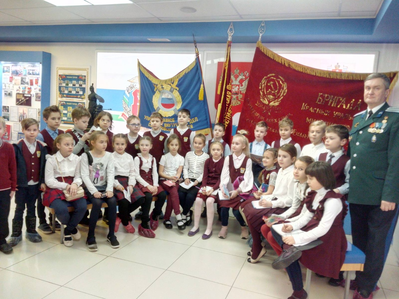 В Екатеринбурге представили казачества организовали для школьников экскурсию в музей ГУ МВД
