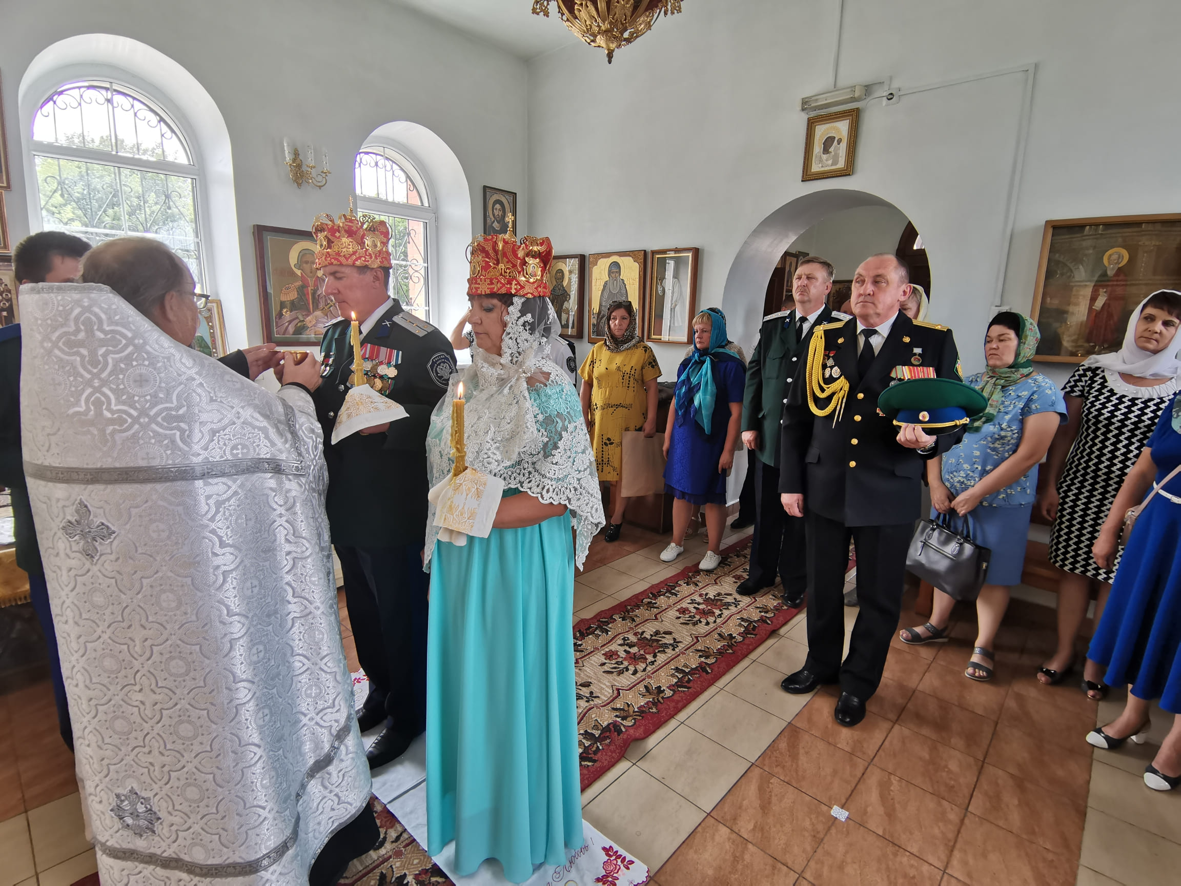 В Кургане состоялось венчание казачьей семьи