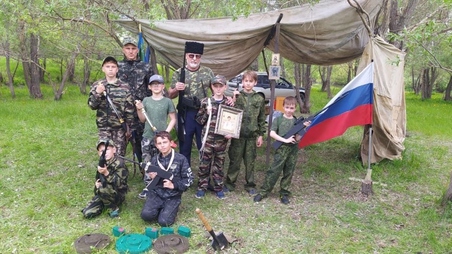 Казаки в Челябинской области организовали для кадет военно-тактическую игру
