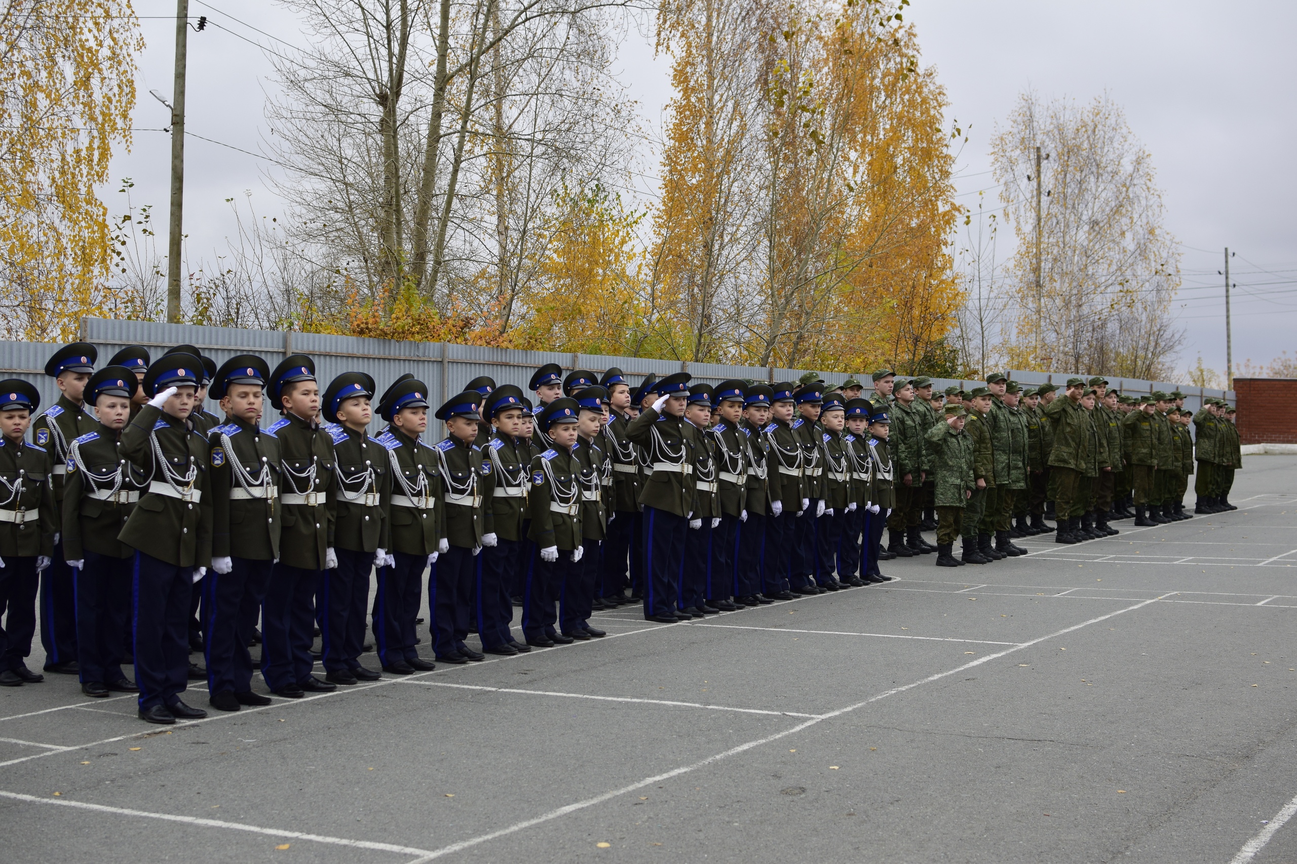 В Первом уральском казачьем кадетском корпусе состоялось посвящение в кадеты