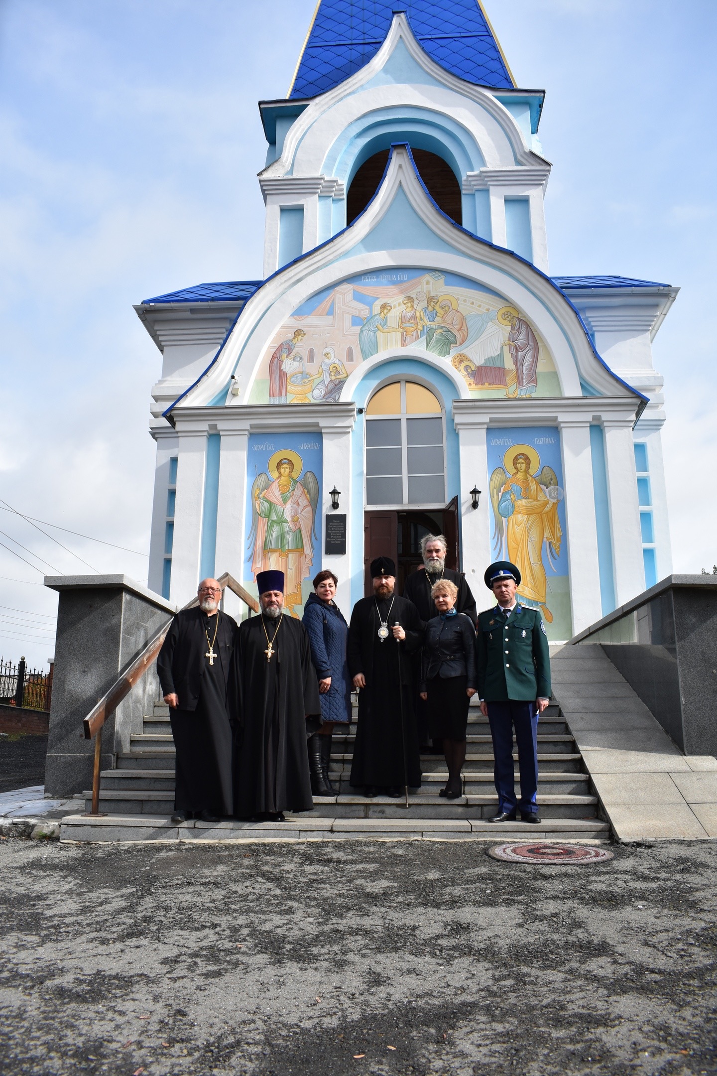 Челябинские казаки приняли участие в божественной литургии в день празднования Рождества Пресвятой Богородицы