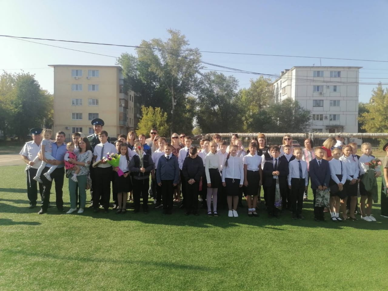 Казачий кадетский класс открылся в оренбургской средней школе № 35