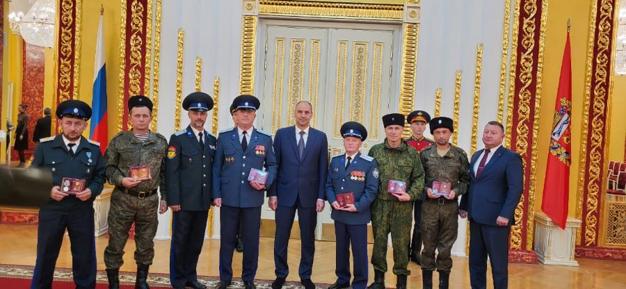 Оренбургские казаки награждены государственными наградами Российской Федерации