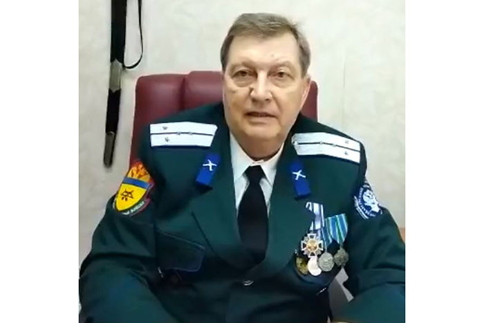 Атаман ЮКО «Северо-Западное» подъесаул А.А. Алдухов поддерживает президента России В.В. Путина (ВИДЕО)