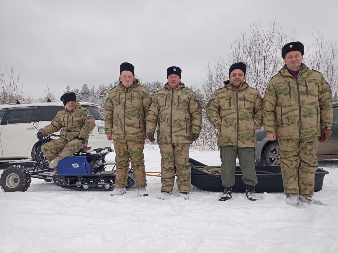 Екатеринбургские казаки продолжают охрану Палкинских каменных палаток