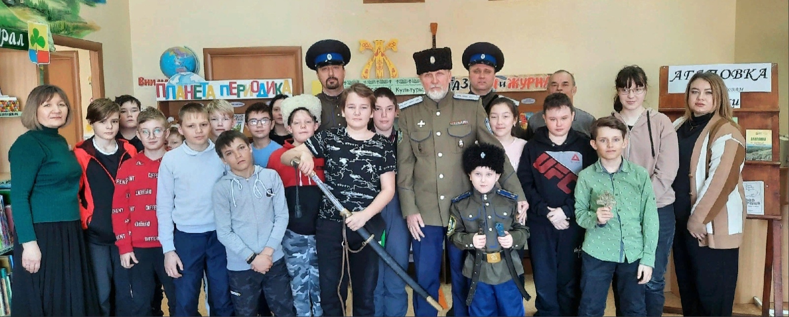В селе Агаповка Челябинской области дети познакомились с историей и культурой местных казаков