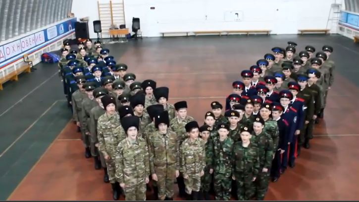 Vместе! Казаки-кадеты Оренбуржья провели акцию в поддержку Донбасса