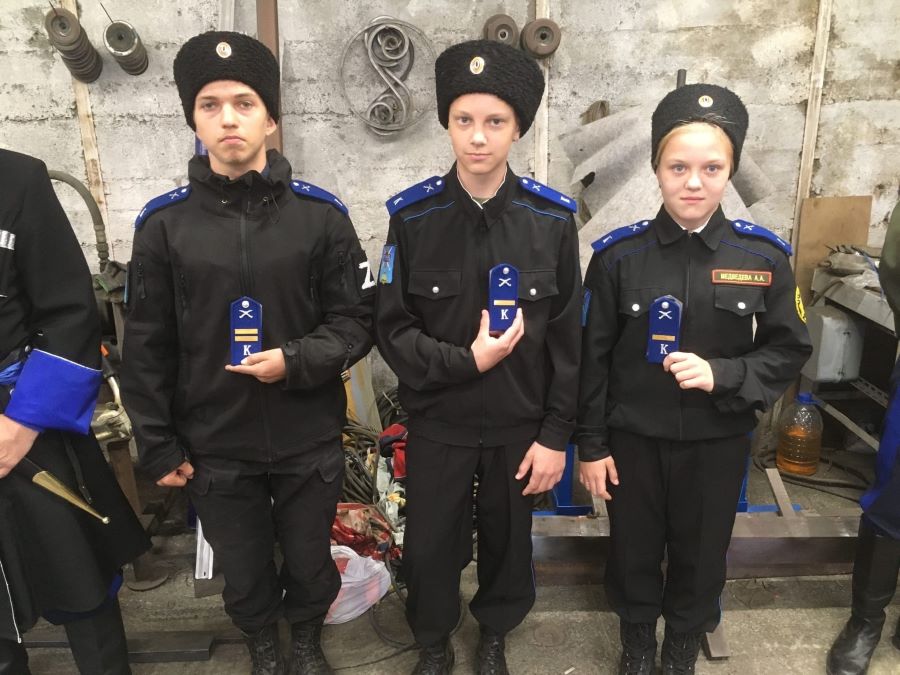 Воспитанники станицы «Исетская» приняли кадетскую присягу