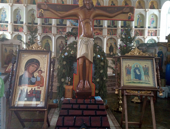 Казаки встретили Годеновский крест в Кувандыке