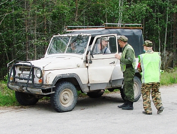 Казаки представительства Республики Карелия несут службу по охране государственной границы 